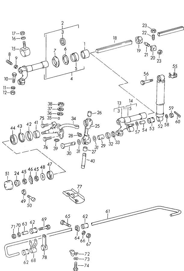 356 Front Suspension and Steering - DNA-Motorsports